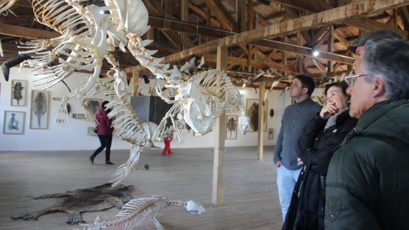 Científicos e investigadores antárticos visitan el Museo de Historia Natural de Río Seco