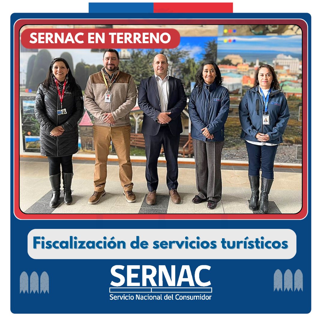 SERNAC y SERNATUR realizan fiscalizaciones a los servicios turísticos en Punta Arenas