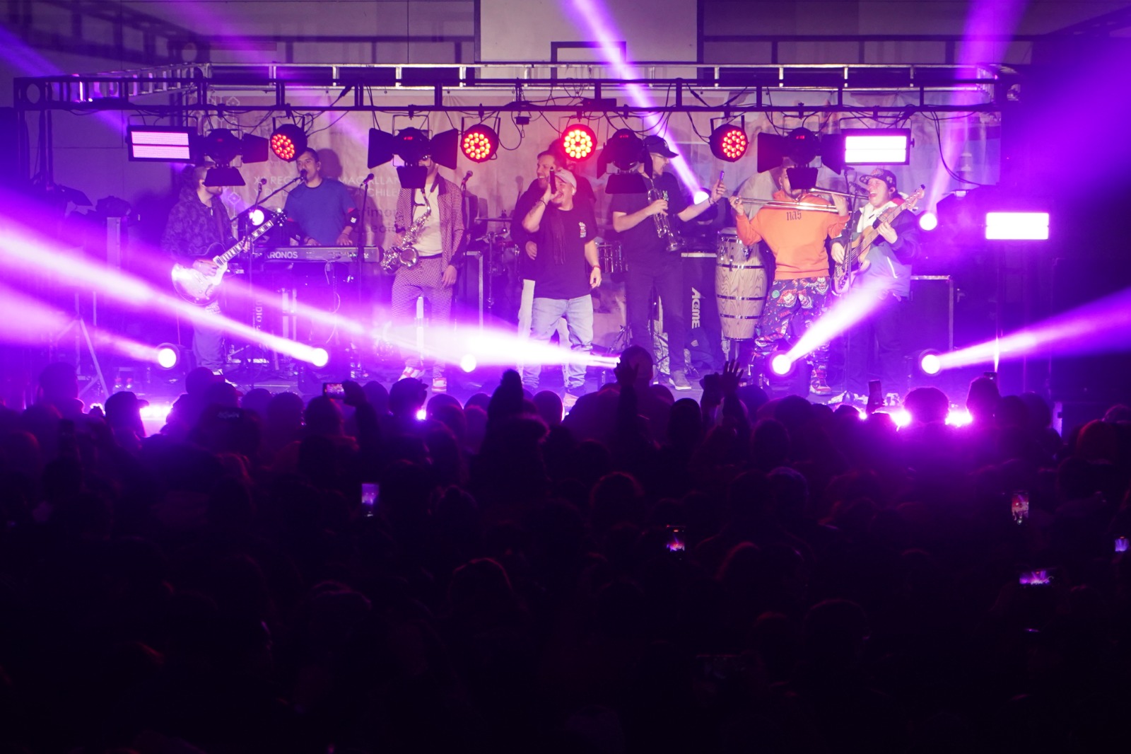 Banda nacional “Santaferia” presentó gran espectáculo en San Gregorio