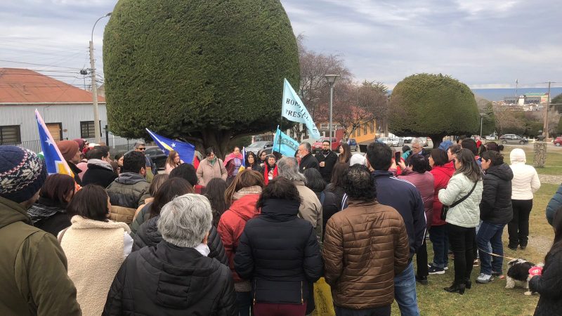 Manifestación ciudadana en apoyo al Presidente Gabriel Boric se realizó este sábado en Punta Arenas