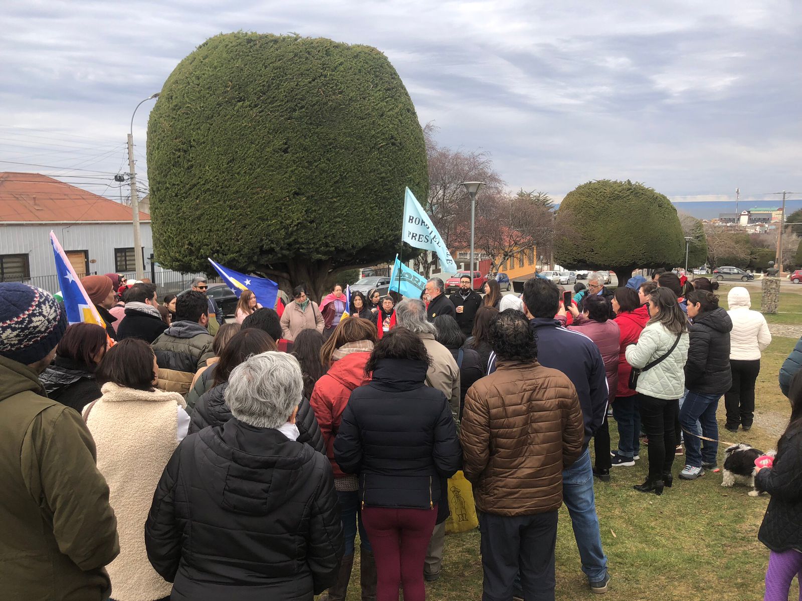 Manifestación ciudadana en apoyo al Presidente Gabriel Boric se realizó este sábado en Punta Arenas