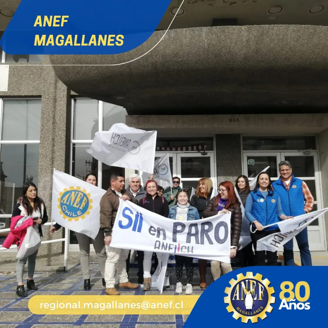 ANEF Magallanes apoya las demandas de los Funcionarios del Servicio de Impuestos Internos