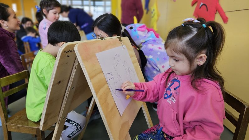 Niños y niñas expresaron sus opiniones e intereses en asamblea organizada en Punta Arenas por Fundación Integra