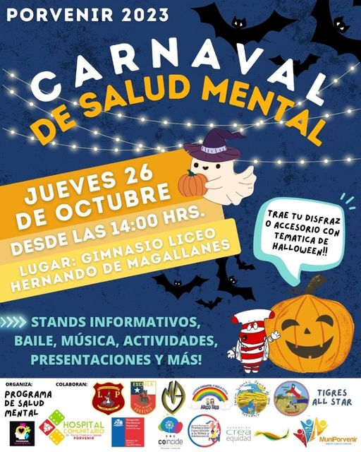 Carnaval por la Salud Mental convoca el Hospital dr. Marco Chamorro de Porvenir