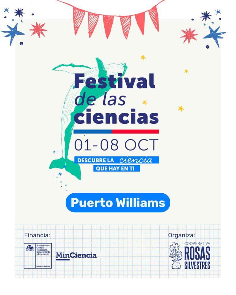 Desde el 1° al 8 de octubre se realiza el Festival de Ciencias en Puerto Williams