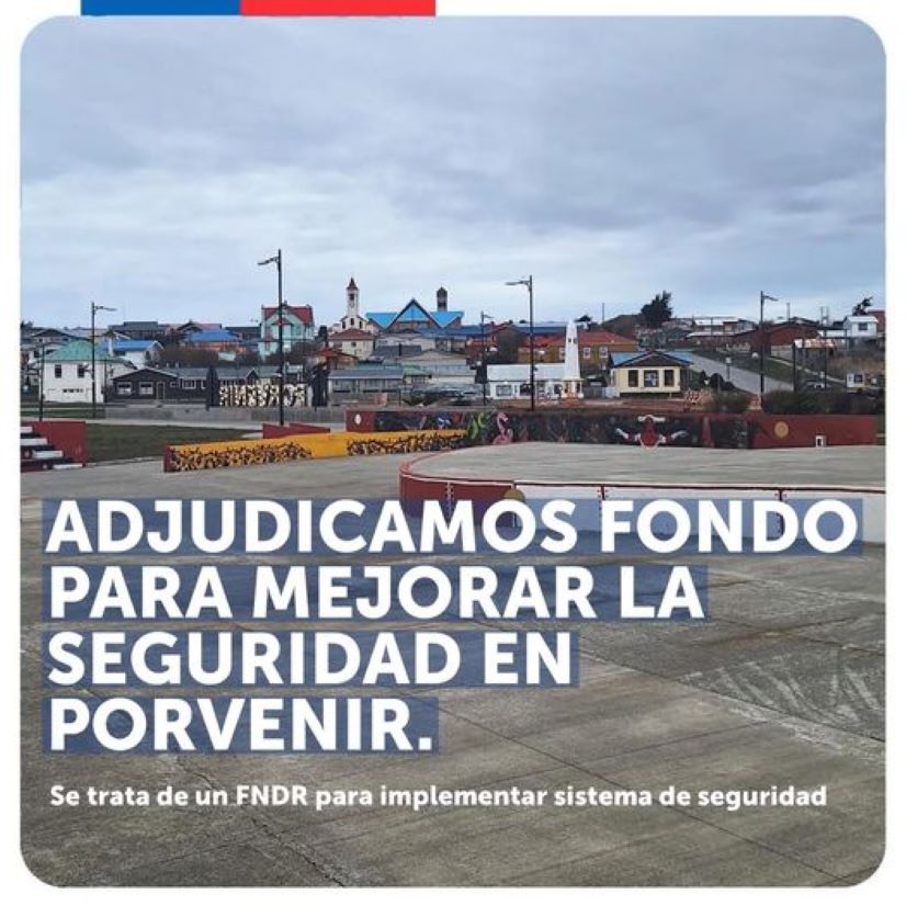 Fondos FNDR para Tierra del Fuego permitirán instalar cámaras de seguridad en Porvenir
