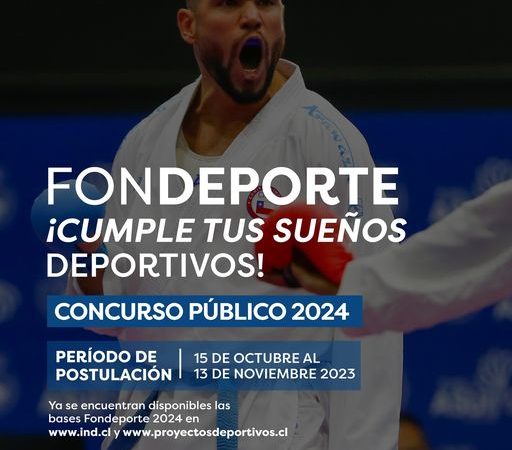 Están abiertas las postulaciones al Fondo Nacional para el Fomento del Deporte 2024 en Magallanes