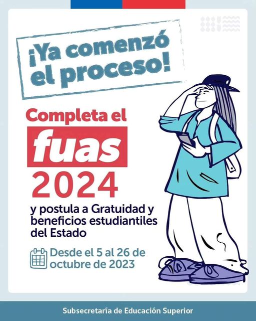 Comenzó plazo de postulación a Gratuidad y Beneficios Estudiantiles para 2024