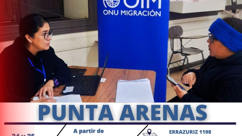 Operativo de Asesoría Migratoria se efectuará en Punta Arenas el 24 y 25 de octubre próximos
