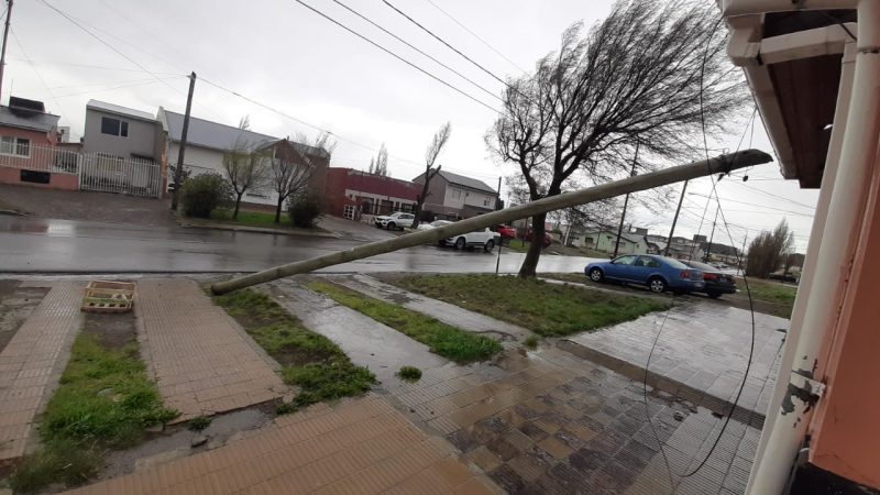 Declaran alerta naranja y amarilla en Río Gallegos por vientos hasta 120 kmh