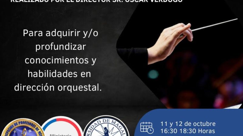 Curso de Dirección Orquestal se realizará en Punta Arenas para profesores de Educación Musical