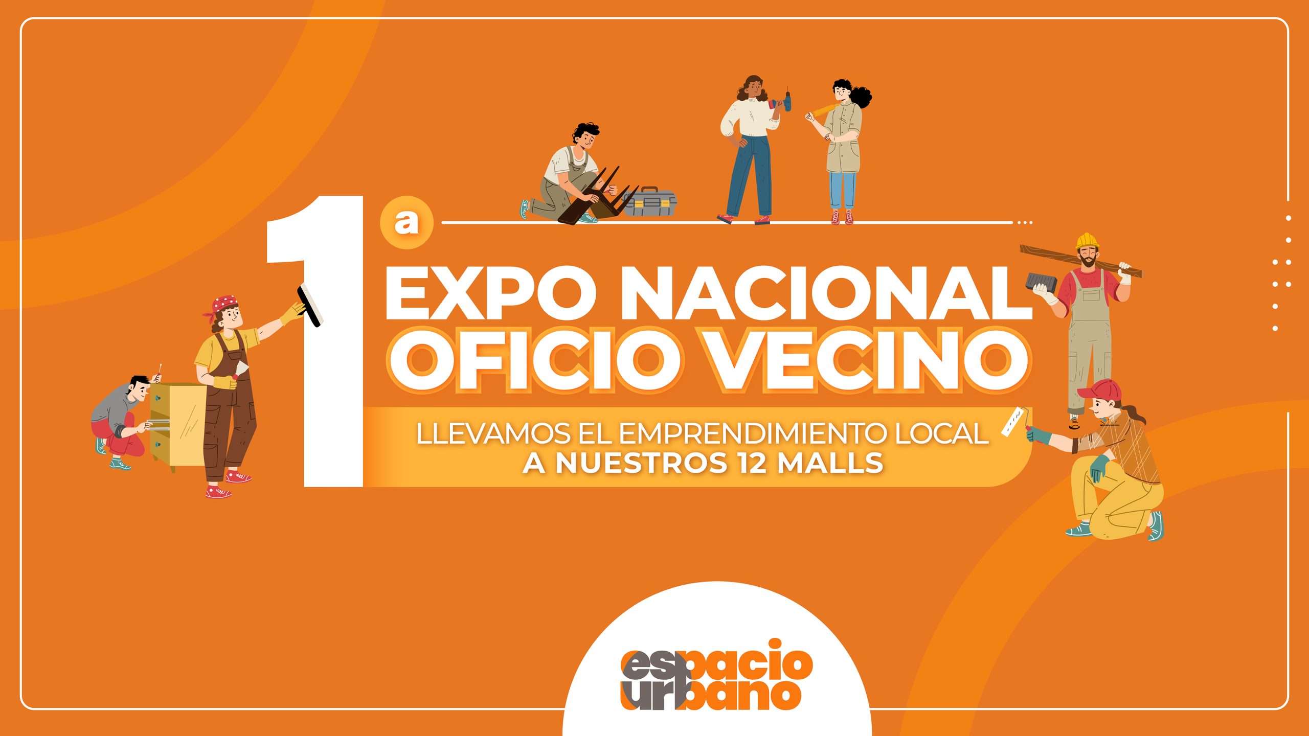 Mas de 100 emprendedores exponen sus oficios en el Mall Espacio Urbano