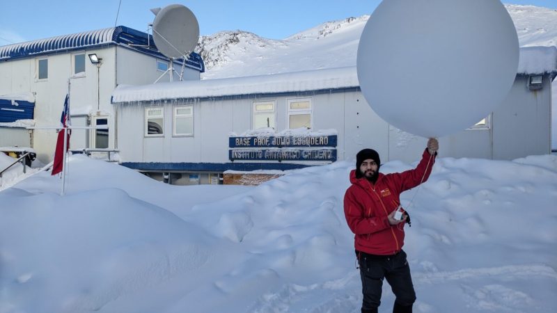 Científicos chilenos lanzaron 37 radiosondas para estudiar eventos atmosféricos en el invierno antártico