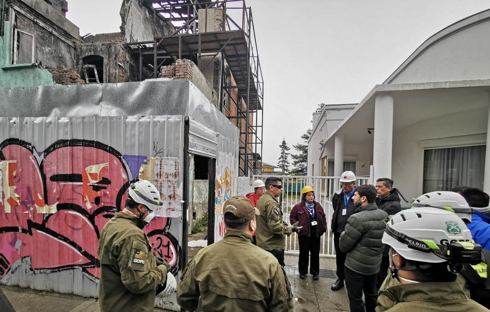 Realizan pericias instruidas por el Poder Judicial en Casa de los Derechos Humanos en Punta Arenas