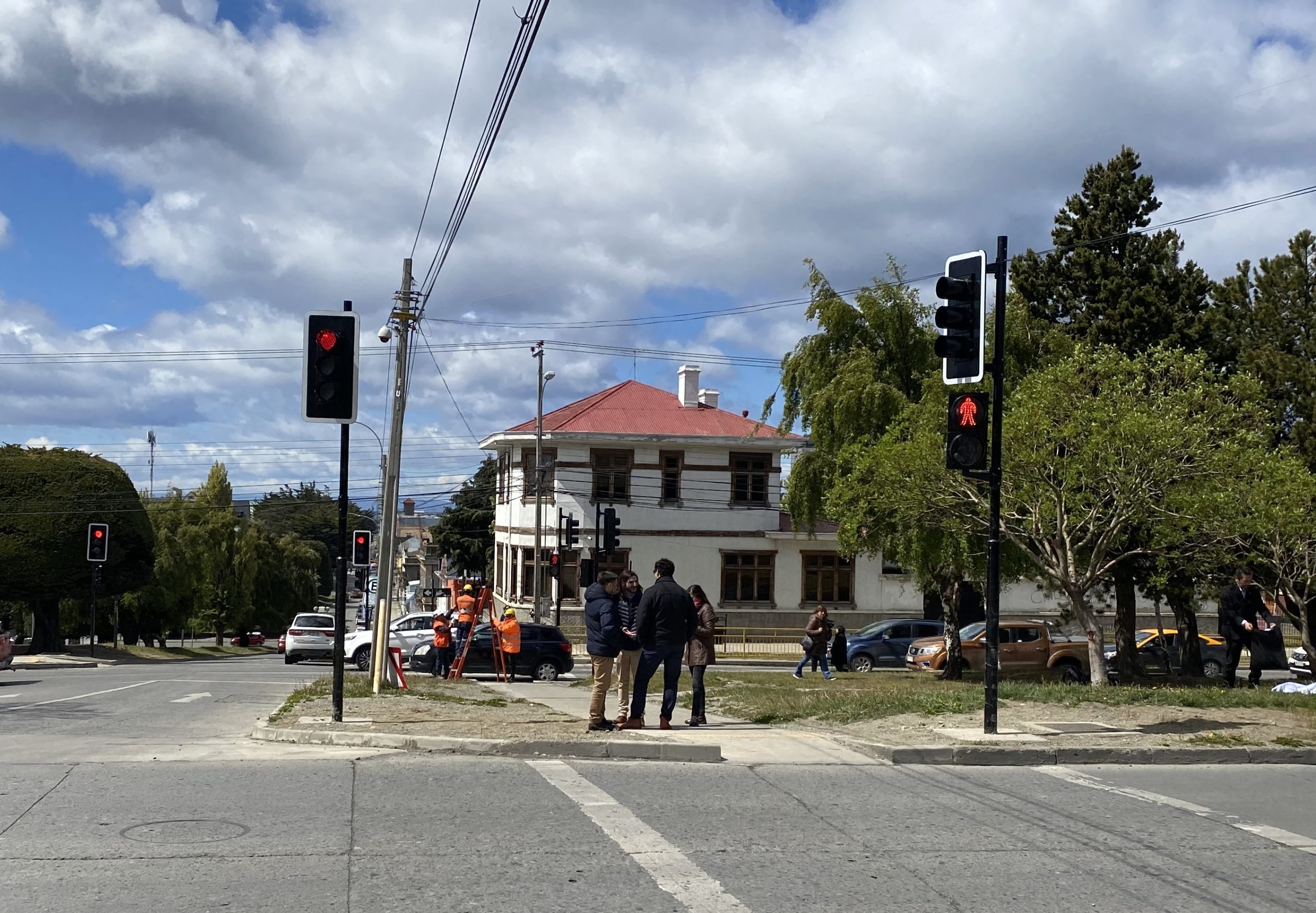 Encendieron semáforos nuevos en 4 intersecciones en Punta Arenas