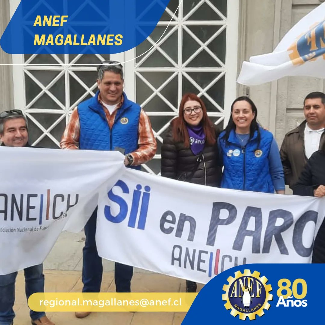 ANEF Magallanes anuncia apoyo a paros de funcionarios del Servicio de Impuestos Internos y Servicio del Patrimonio Cultural