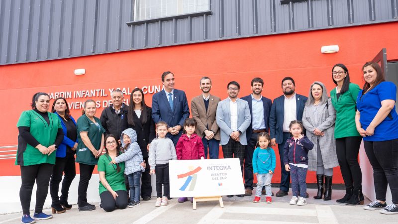 Fundación Integra inauguró dos jardines infantiles en Puerto Natales y Punta Arenas