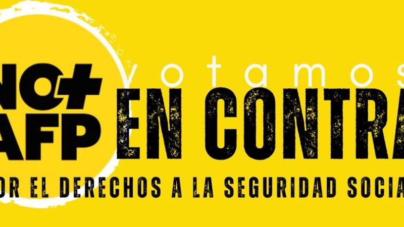 Coordinadora Nacional NO+AFP llama a votar En Contra