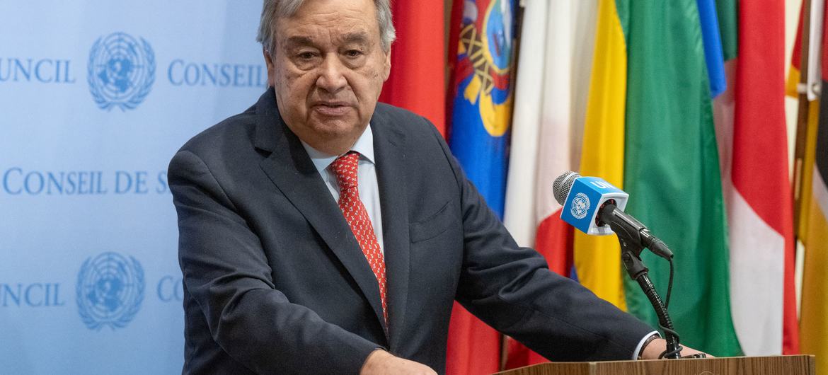 Las esperanzas de un planeta sostenible no deben evaporarse, dice Antonio Guterres antes de la COP28