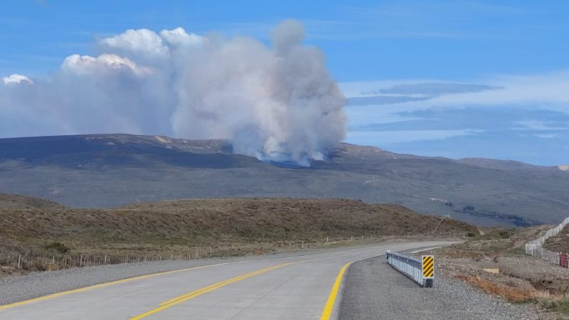 V División de Ejército informa sobre incendio forestal ocurrido en un campo de entrenamiento e instrucción de la institución en Tierra del Fuego