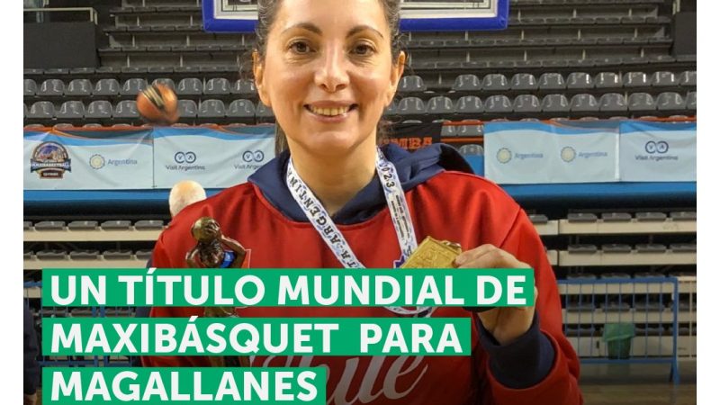 Funcionaria del MOP Magallanes ganó título mundial en Maxi Basquet