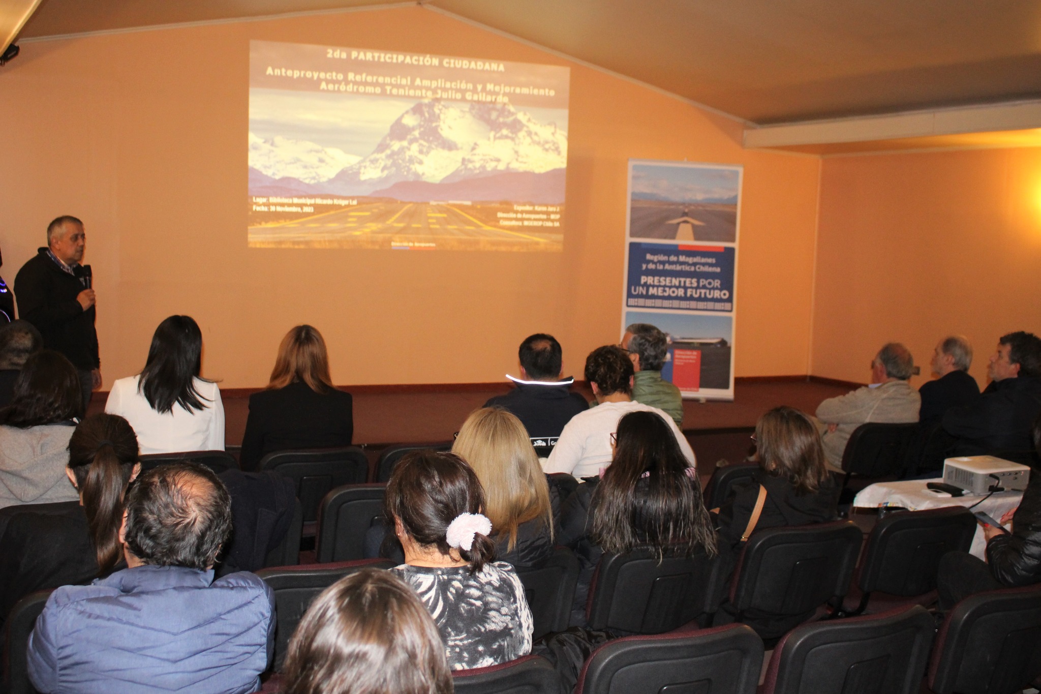 Jornada de participación ciudadana se realizó por obras en el aeródromo Tte. Julio Gallardo de Puerto Natales