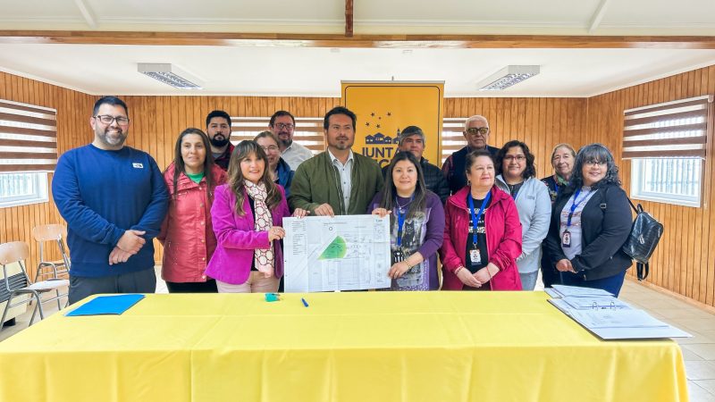 Se entregaron terrenos para trabajos en la Junta Vecinal N° 27 de Puerto Natales | Obras tendrán un valor de $ 161.267.541.-