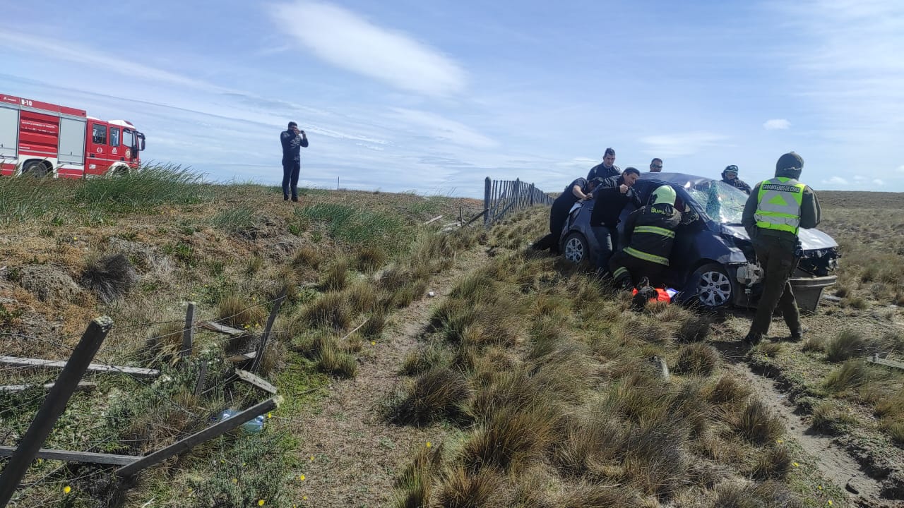 Accidente en la ruta internacional CH257 de Tierra del Fuego dejó 4 personas lesionadas