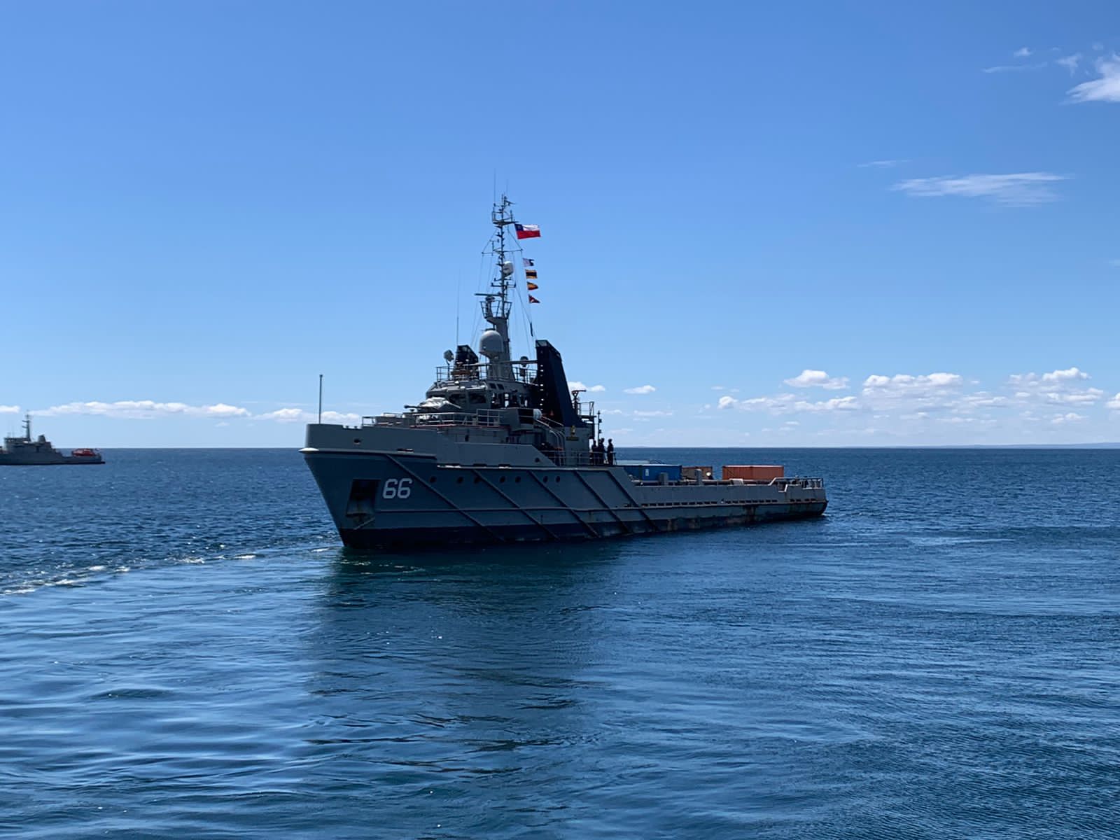 Remolcador Galvarino de la III Zona Naval inicia nueva etapa de la Campaña Antártica 2023-2024