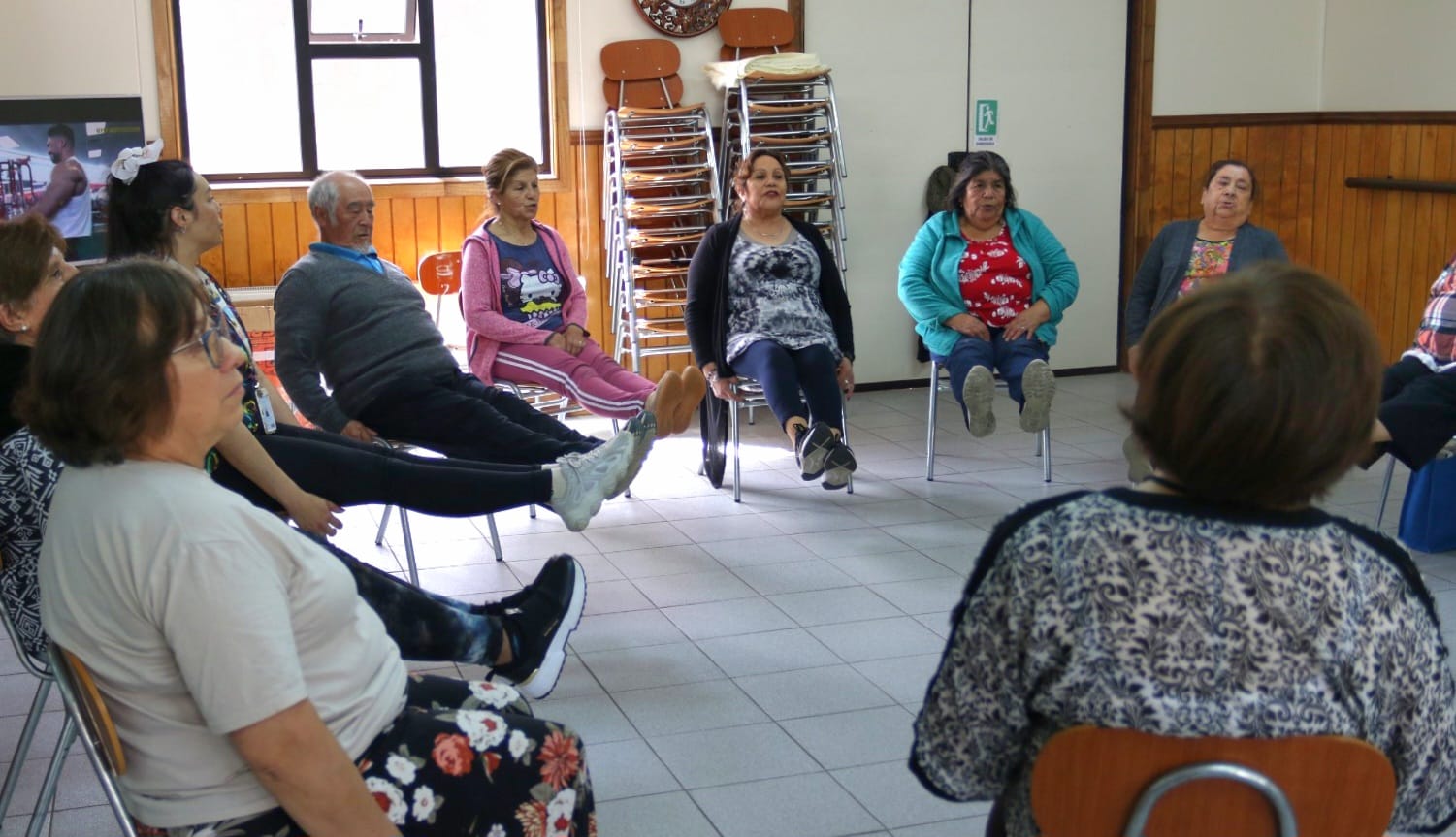 Continúan talleres de actividad física del Programa Centro Diurno Comunitario de Porvenir