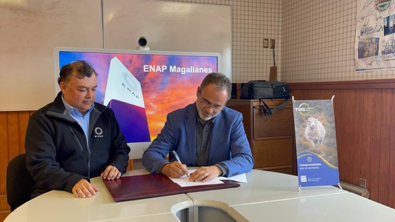 ENAP y TEG Chile firman acuerdo para facilitar el desarrollo de proyecto de hidrógeno verde en Tierra del Fuego 