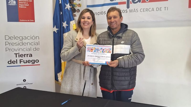 Se entregaron Fondos Sociales a seis organizaciones de la provincia de Tierra del Fuego