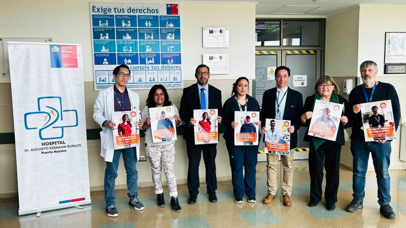 Hospital Dr. Augusto Essmann Burgos de Puerto Natales lanzó su campaña externa “Natales por el Buen Trato”
