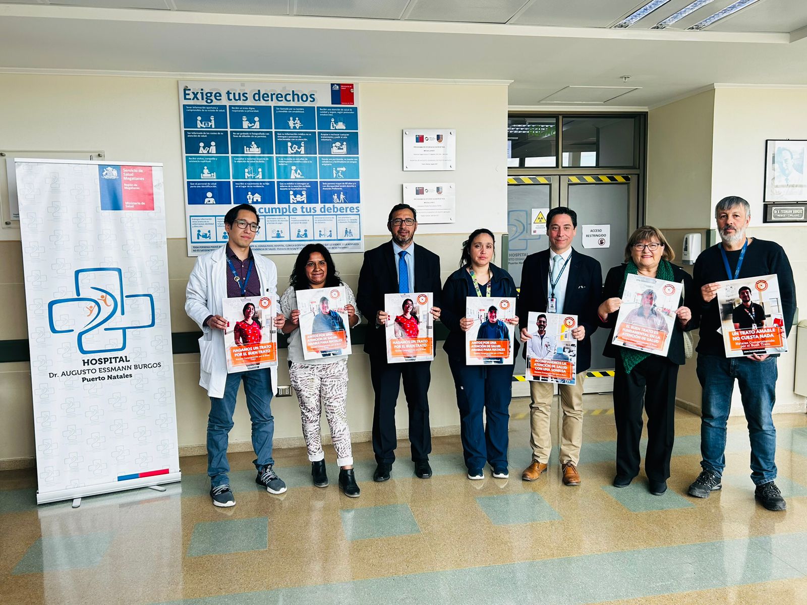 Hospital Dr. Augusto Essmann Burgos de Puerto Natales lanzó su campaña externa “Natales por el Buen Trato”