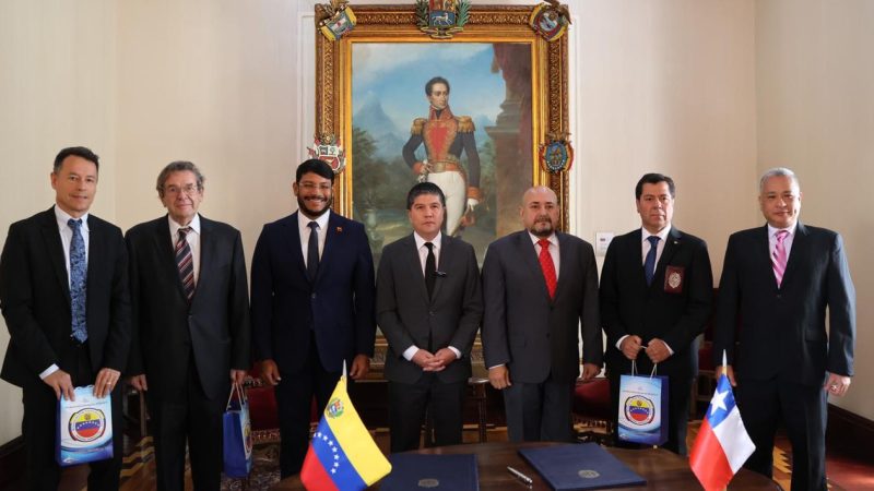 Gobiernos de Chile y Venezuela firman acuerdo de cooperación para el combate del crimen organizado internacional