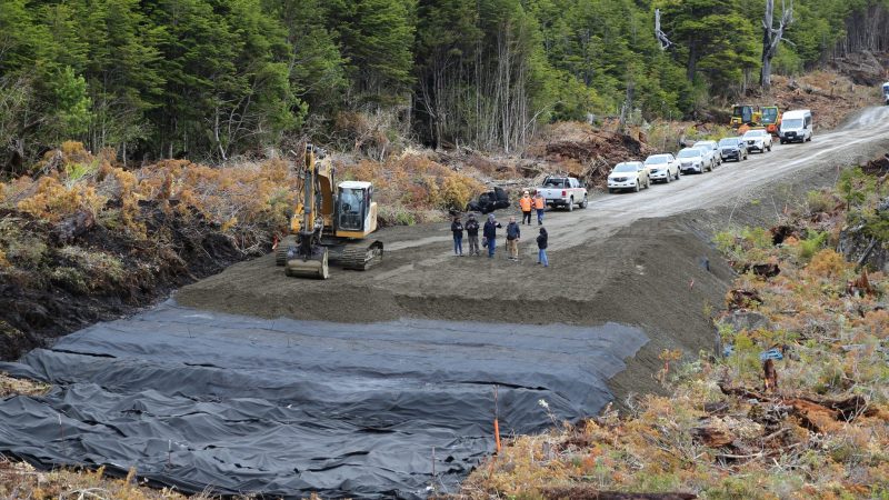 Autoridades regionales y comunales realizan visita técnica a obras de la senda de penetración Hollemberg-Río Pérez