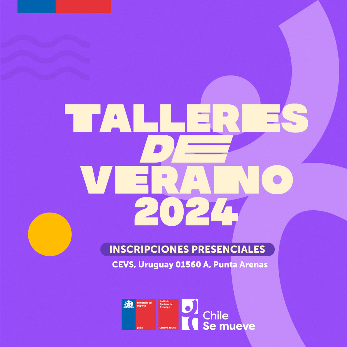 Talleres de Verano 2024 ofrece MINDEP en Punta Arenas