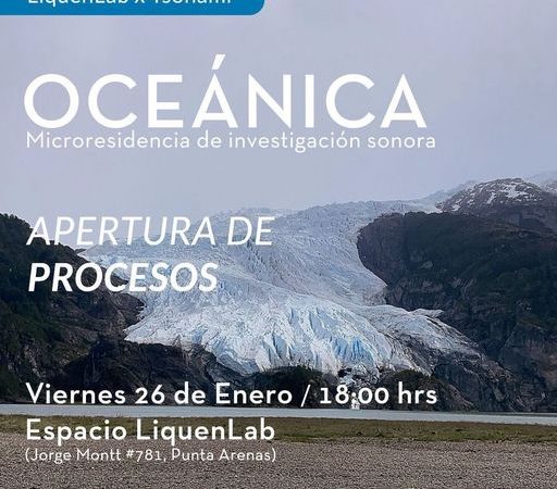 Oceánica, una experiencia sonora relacionada con el mar, en el espacio Liquen de Punta Arenas