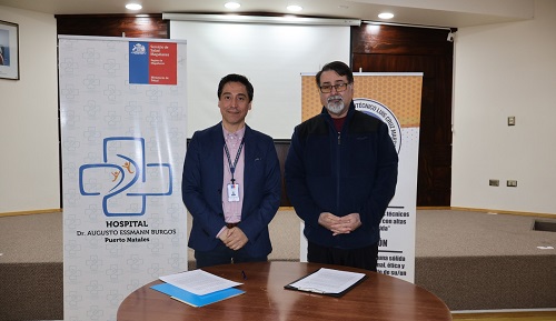Firman convenio colaborativo entre Liceo Bicentenario Politécnico “Luis Cruz Martínez” y Hospital Dr. Augusto Essmann de Puerto Natales