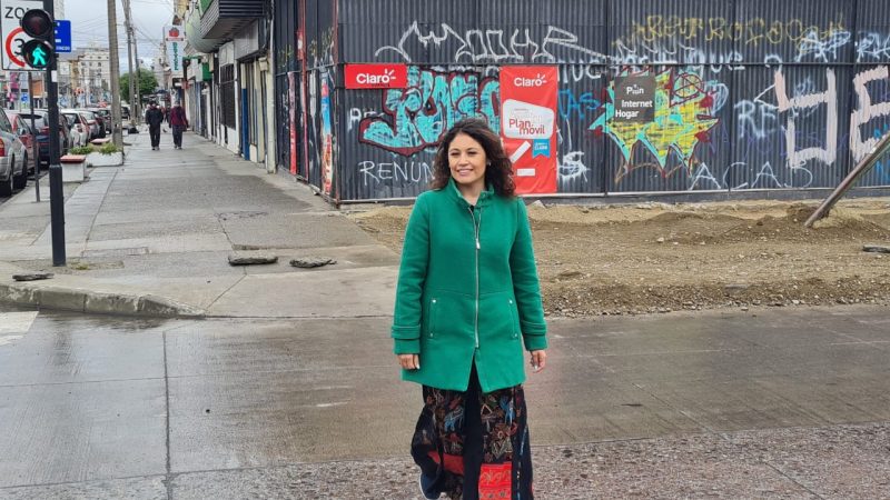 Concejala Verónica Aguilar solicita proyecto para hermoseamiento del centro de Punta Arenas