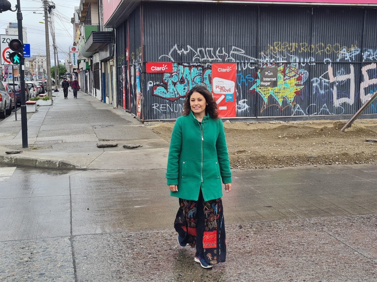 Concejala Verónica Aguilar solicita proyecto para hermoseamiento del centro de Punta Arenas