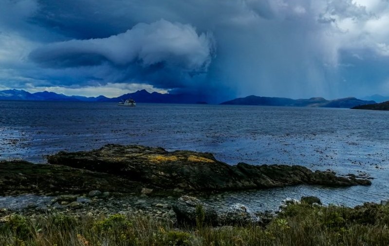 Chubascos de lluvia y vientos hasta 100 kmh se pronostican este viernes 19 de enero en Magallanes