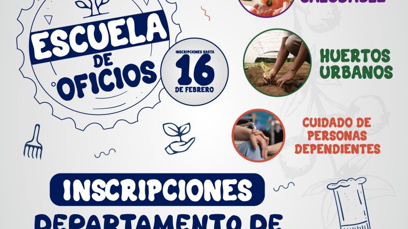 Últimos cupos para inscribirse en la Escuela de Oficios organizado por la Municipalidad de Natales