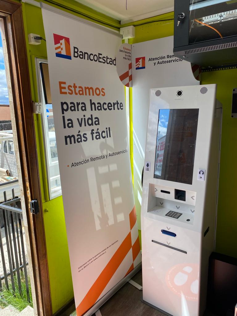 BancoEstado instala Punto Conecta en almacén de San Gregorio, región de Magallanes