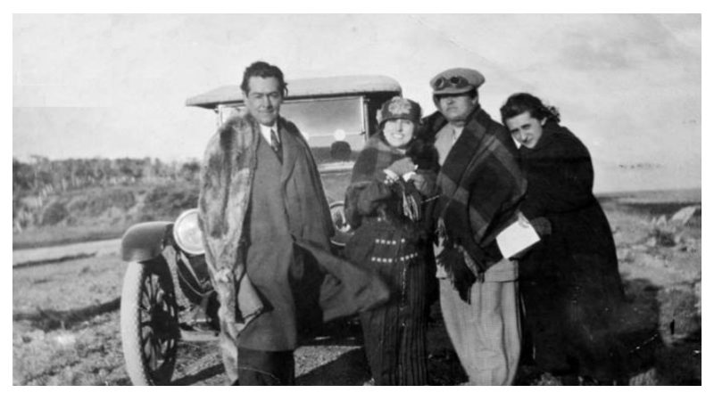 Gabriela Mistral y sus amigos artistas en Punta Arenas