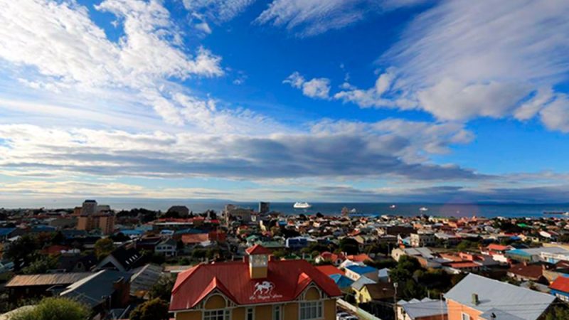Cielos nublados, chubascos débiles y temperaturas hasta 12° se pronostican hoy en Punta Arenas