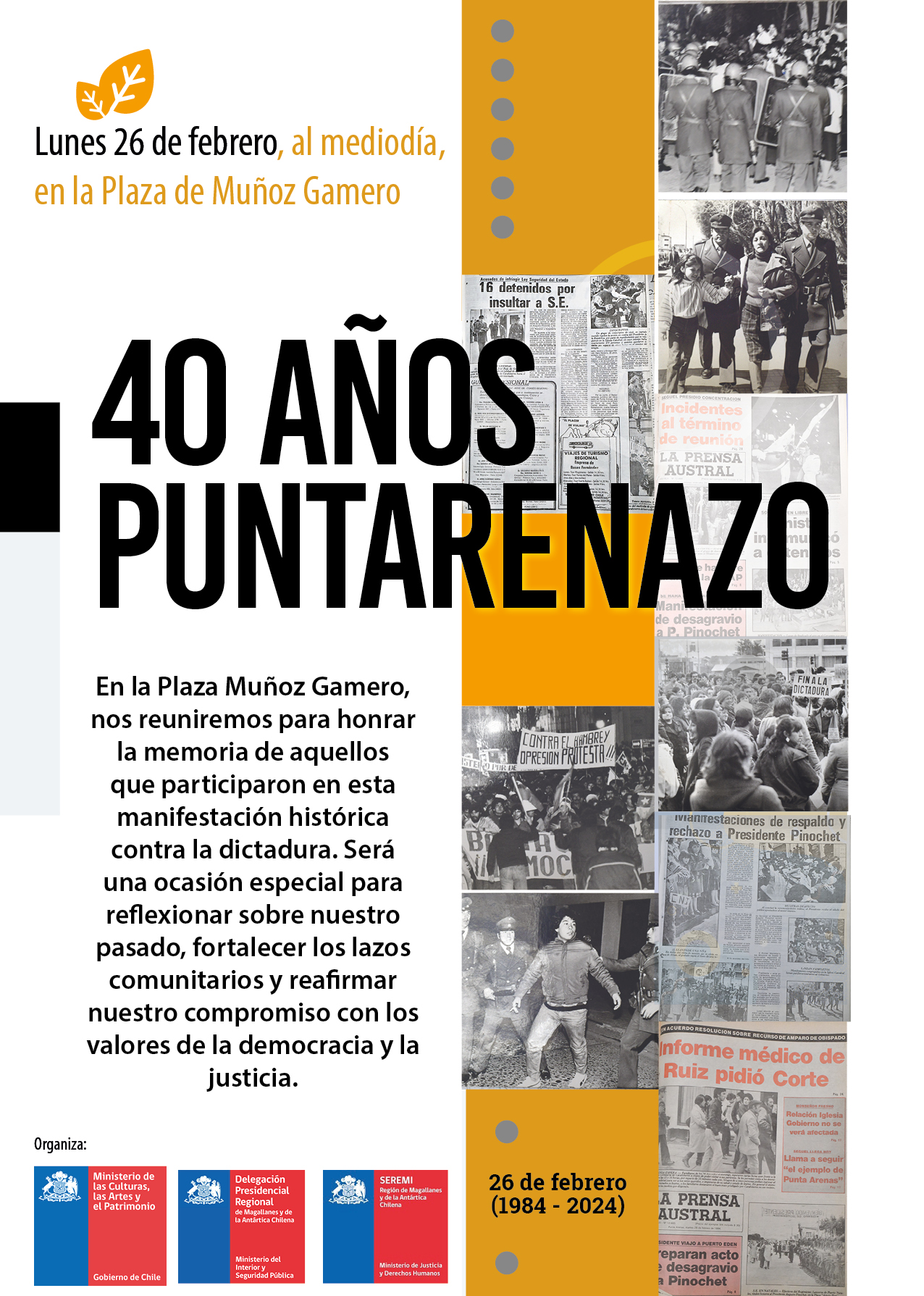 Realizarán intervención artística y radiofónica en conmemoración del 40 aniversario del Puntarenazo