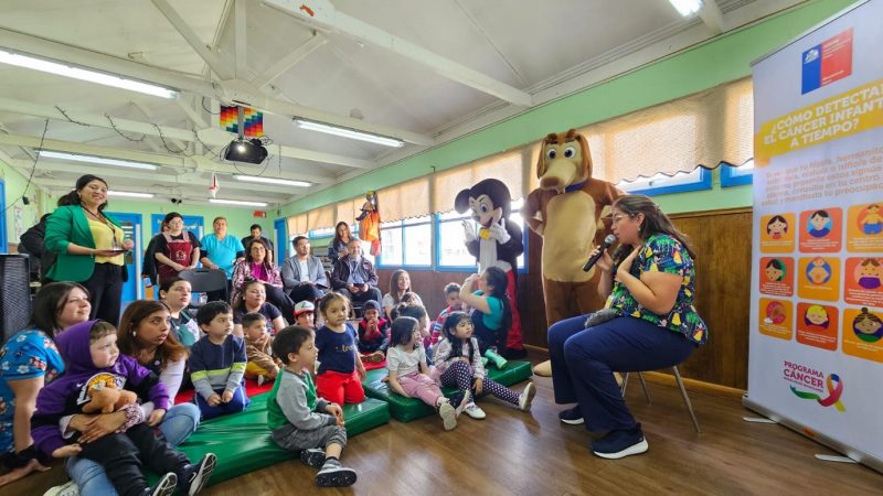 Servicio de Salud realiza actividad para promover la prevención contra el cáncer infantil en Punta Arenas