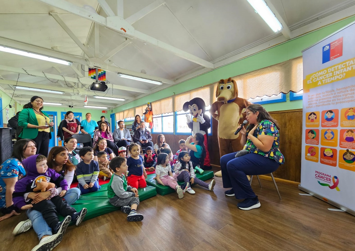 Servicio de Salud realiza actividad para promover la prevención contra el cáncer infantil en Punta Arenas