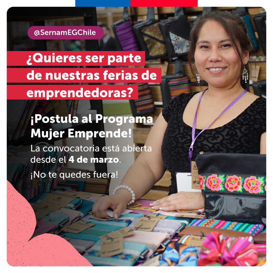 Ya están abiertas las postulaciones para la convocatoria 2024 del Programa Mujer Emprende en Magallanes